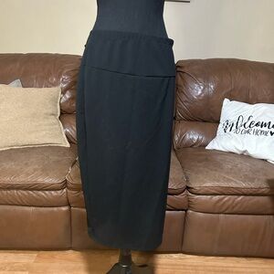 SHEIN Black Midi Pencil Skirt for Work